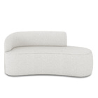 Sofá 3 Lugares Orgânico 180 Cm Morgan Linho Cinza