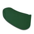 Sofá 3 Lugares Orgânico 180 Cm Morgan Suede Verde