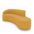 Sofá 3 Lugares Orgânico 180 Cm Morgan Veludo D03 - D'rossi -