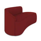 Sofá 3 Lugares Orgânico 180 Cm Morgan Veludo Marsala