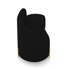 Sofá 3 Lugares Orgânico 180cm Pé Dourado Morgan Linho D03 - D