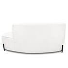 Sofá 3 Lugares Orgânico 180cm Pé Ferro Preto Morgan Bouclê D0