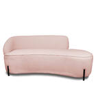 Sofá 3 Lugares Orgânico 180cm Pé Ferro Preto Morgan Bouclê D0