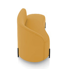 Sofá 3 Lugares Orgânico 180cm Pé Ferro Preto Morgan Veludo D0