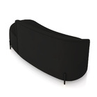 Sofá 3 Lugares Orgânico 180cm Pé Ferro Preto Morgan Veludo Pr