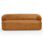 Sofá 3 Lugares Orgânico Para Sala De Estar Living 205cm Heidy