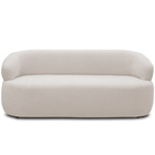 Sofá 3 Lugares Orgânico Sala De Estar Living 170cm Carmen F04