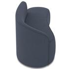 Sofá 3 Lugares Para Sala 180cm Orgânico Wendi Suede Azul Mari