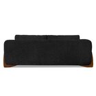 Sofá 3 Lugares Para Sala De Estar Djon Preto