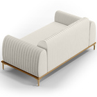 Sofá 3 Lugares Para Sala De Estar Molino 180 Cm D02 Pés D'our