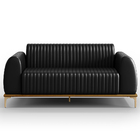 Sofá 3 Lugares Para Sala De Estar Molino 180 Cm D02 Pés D'our