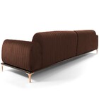 Sofá 3 Lugares Para Sala De Estar Molino 180 Cm D02 Veludo Ma