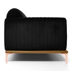 Sofá 3 Lugares Para Sala De Estar Molino 180 Cm D02 Veludo Pr