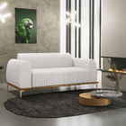 Sofá 3 Lugares Para Sala De Estar Molino 210 Cm D02 Pés D'our