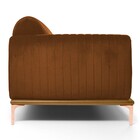 Sofá 3 Lugares Para Sala De Estar Molino 230 Cm D02 Veludo Te