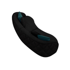 Sofá 3 Lugares Para Sala Living Olimpo 288 Cm M03 Veludo Pret