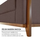 Sofá 3 Lugares Paris Bouclê 1,94m Marrom