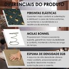 Sofá 3 Lugares Paris Veludo 1,94m Cinza Escuro