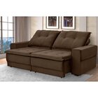 Sofá 3 Lugares Passion Retrátil Reclinável Gralha Azul