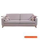 Sofá 3 Lugares Pontal Linho Bege