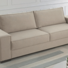 Sofá 3 Lugares Potenza Linho Bege Estofama