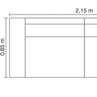 Sofá 3 Lugares Potenza Linho Bege Estofama
