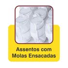 Sofá 3 Lugares Potenza Linho Bege Estofama