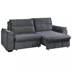 Sofá 3 Lugares Reclinável 240cm Veludo Amanda Takei