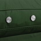 Sofá 3 Lugares Reclinável Elétrico Asmará 228cm Couro Verde G