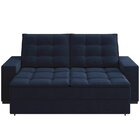 Sofá 3 Lugares Retrátil 180cm Acapulco  Azul