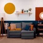 Sofá 3 Lugares Retrátil Berna Linho Cinza 180 Cm