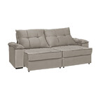 Sofá 3 Lugares Retrátil E Recliável 200cm Veludo Chile Estofa