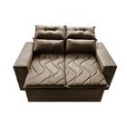 Sofá 3 Lugares Retrátil E Reclinável 1,80m Cama Inbox Smal Co