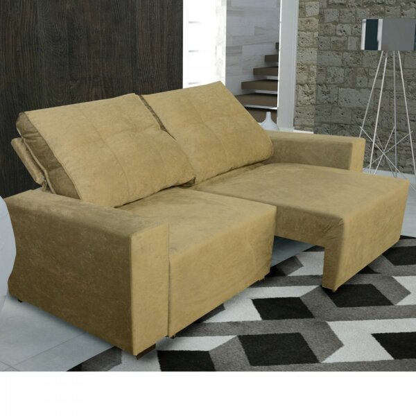 Sofá 3 Lugares Retrátil E Reclinável 1,85m Chile Gazin