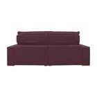 Sofá 3 Lugares Retrátil E Reclinável 190cm Belgrado Bordô