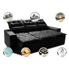 Sofá 3 Lugares Retrátil E Reclinável 2,00m Cama Inbox Smal Co