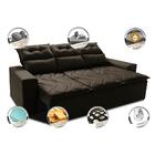 Sofá 3 Lugares Retrátil E Reclinável 2,00m Cama Inbox Smal Co