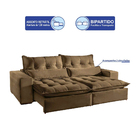 Sofá 3 Lugares Retrátil E Reclinável 2,10 Mts Máximo Suede Ma