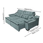 Sofá 3 Lugares Retrátil E Reclinável 2,30m Austrália Maciel