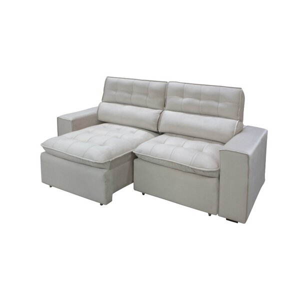 Sofá 3 Lugares Retrátil E Reclinável 2,50m Atenas Ferguile