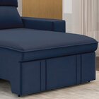 Sofá 3 Lugares Retrátil E Reclinável 207cm Bruges Azul