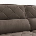 Sofá 3 Lugares Retrátil E Reclinável 207cm Viena Marrom