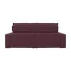 Sofá 3 Lugares Retrátil E Reclinável 210cm Belgrado Bordô