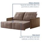 Sofá 3 Lugares Retrátil E Reclinável 214cm Xangai Yescasa  Ve