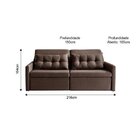 Sofa 3 Lugares Retratil E Reclinavel 216cm Em Linho Dimas  Ma