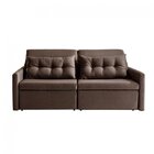 Sofa 3 Lugares Retratil E Reclinavel 216cm Em Linho Dimas  Ma