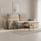 Sofá 3 Lugares Retrátil E Reclinável 220cm Belize Bege