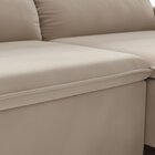 Sofá 3 Lugares Retrátil E Reclinável 220cm Belize Bege