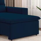 Sofá 3 Lugares Retrátil E Reclinável 220cm Bruges Azul