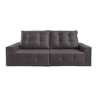 Sofá 3 Lugares Retrátil E Reclinável 230cm Belgrado Marrom